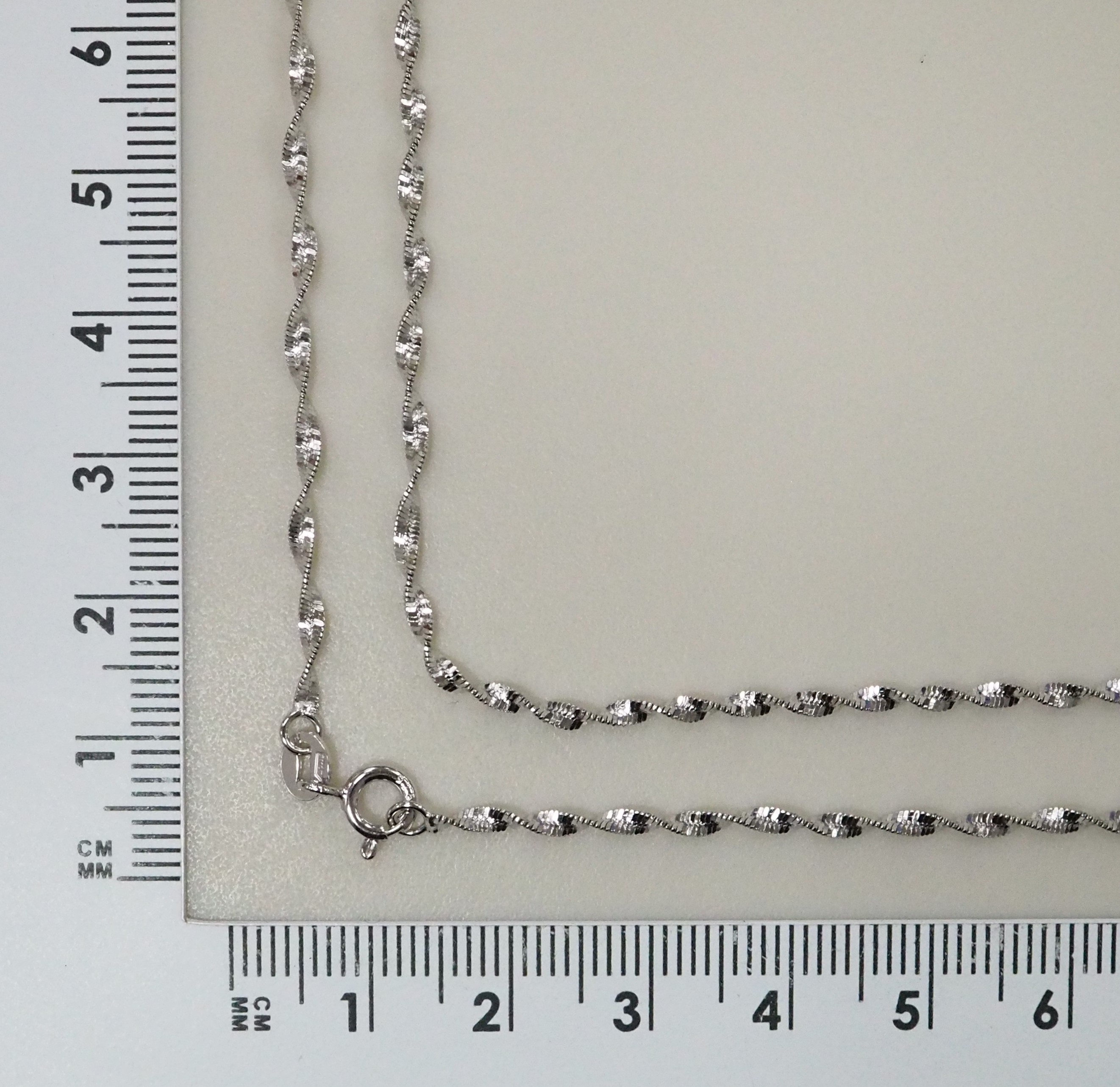 Серебряная цепь плетение "Фантазийное"